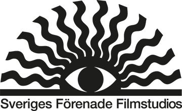 Logotyp för Sveriges Förenade Filmstudios.
